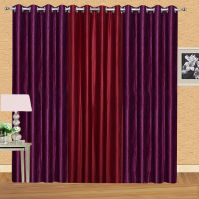 Excel Bazaar 275 cm (9 ft) Polyester Long Door Curtain (Pack Of 3)(Solid, Wine, Maroon)
Excel Bazaar 275 cm (9 ft) Polyester Long Door Curtain (Pack Of 3)(Solid, Wine, Maroon)