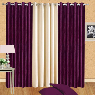 Excel Bazaar 275 cm (9 ft) Polyester Long Door Curtain (Pack Of 3)(Solid, Wine, Cream)
Excel Bazaar 275 cm (9 ft) Polyester Long Door Curtain (Pack Of 3)(Solid, Wine, Cream)