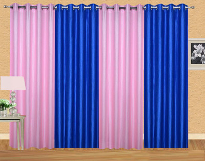 Ville Style 275 cm (9 ft) Polyester Long Door Curtain (Pack Of 4)(Solid, Pink, Blue), Blue;pink
Ville Style 275 cm (9 ft) Polyester Long Door Curtain (Pack Of 4)(Solid, Pink, Blue), Blue;pink