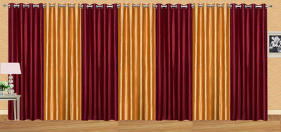Stella Creations 214 cm (7 ft) Polyester Door Curtain (Pack Of 7)(Solid, Maroon, Gold), Gold;maroon
Stella Creations 214 cm (7 ft) Polyester Door Curtain (Pack Of 7)(Solid, Maroon, Gold), Gold;maroon
