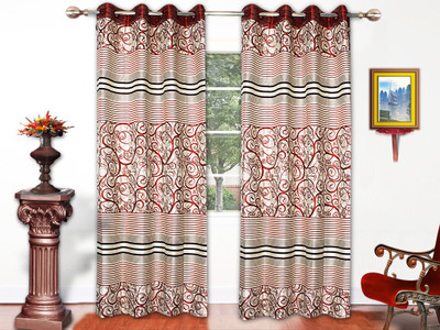 STRINGS 213 cm (7 ft) Jacquard Window & Door Curtain (Pack Of 2)(Floral, Multicolor)
STRINGS 213 cm (7 ft) Jacquard Window & Door Curtain (Pack Of 2)(Floral, Multicolor)