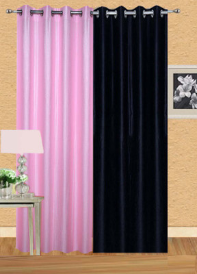 Ville Style 275 cm (9 ft) Polyester Long Door Curtain (Pack Of 2)(Solid, Pink, Black), Black;pink
Ville Style 275 cm (9 ft) Polyester Long Door Curtain (Pack Of 2)(Solid, Pink, Black), Black;pink