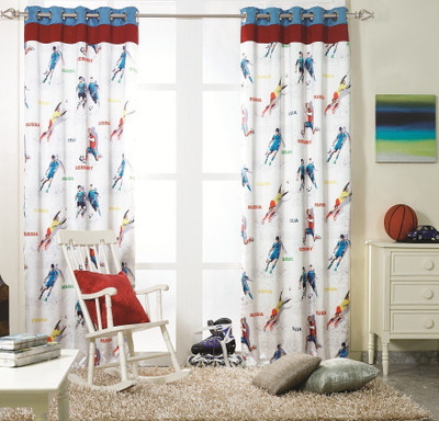 KC HOME 213 cm (7 ft) Polyester Door Curtain Single Curtain(Printed, White, Blue, Red), Blue;red;white
KC HOME 213 cm (7 ft) Polyester Door Curtain Single Curtain(Printed, White, Blue, Red), Blue;red;white