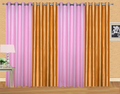 Ville Style 214 cm (7 ft) Polyester Door Curtain (Pack Of 4)(Solid, Pink, Gold), Gold;pink
Ville Style 214 cm (7 ft) Polyester Door Curtain (Pack Of 4)(Solid, Pink, Gold), Gold;pink