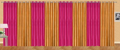 Ville Style 214 cm (7 ft) Polyester Door Curtain (Pack Of 8)(Solid, Pink, Gold), Gold;pink
Ville Style 214 cm (7 ft) Polyester Door Curtain (Pack Of 8)(Solid, Pink, Gold), Gold;pink