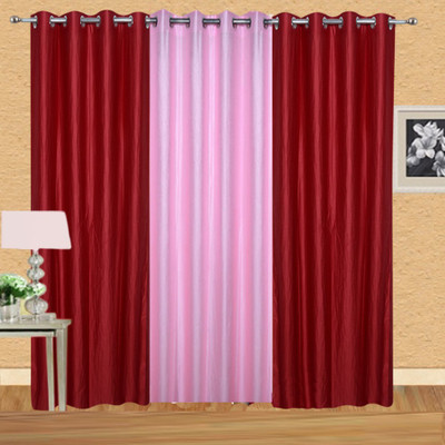Excel Bazaar 275 cm (9 ft) Polyester Long Door Curtain (Pack Of 3)(Solid, Red, Light Pink)
Excel Bazaar 275 cm (9 ft) Polyester Long Door Curtain (Pack Of 3)(Solid, Red, Light Pink)