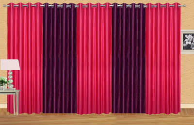Ville Style 214 cm (7 ft) Polyester Door Curtain (Pack Of 5)(Solid, Pink, Purple)
Ville Style 214 cm (7 ft) Polyester Door Curtain (Pack Of 5)(Solid, Pink, Purple)