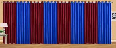 Ville Style 275 cm (9 ft) Polyester Long Door Curtain (Pack Of 8)(Solid, Maroon, Blue), Blue;maroon
Ville Style 275 cm (9 ft) Polyester Long Door Curtain (Pack Of 8)(Solid, Maroon, Blue), Blue;maroon