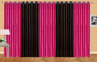 Ville Style 275 cm (9 ft) Polyester Long Door Curtain (Pack Of 5)(Solid, Pink, Brown), Brown;pink
Ville Style 275 cm (9 ft) Polyester Long Door Curtain (Pack Of 5)(Solid, Pink, Brown), Brown;pink