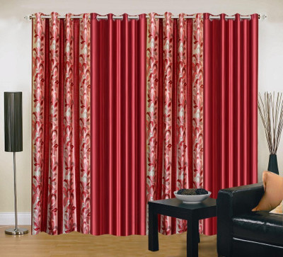 Excel Bazaar 214 cm (7 ft) Polycotton Door Curtain (Pack Of 4)(Floral, Red, Maroon), Maroon;red
Excel Bazaar 214 cm (7 ft) Polycotton Door Curtain (Pack Of 4)(Floral, Red, Maroon), Maroon;red