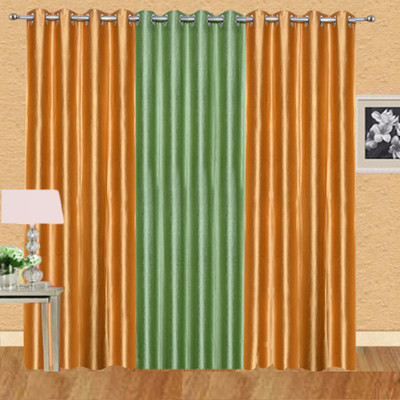 Ville Style 275 cm (9 ft) Polyester Long Door Curtain (Pack Of 3)(Solid, Gold, Light Green)
Ville Style 275 cm (9 ft) Polyester Long Door Curtain (Pack Of 3)(Solid, Gold, Light Green)