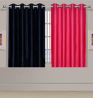 ExpressionsHome 152 cm (5 ft) Polyester Window Curtain (Pack Of 2)(Solid, Pink, Black), Black;pink
ExpressionsHome 152 cm (5 ft) Polyester Window Curtain (Pack Of 2)(Solid, Pink, Black), Black;pink