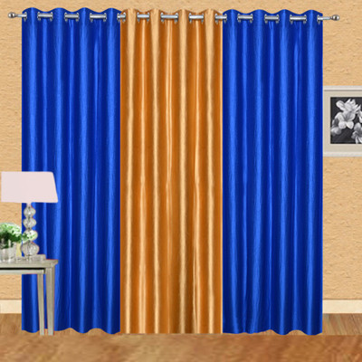 Excel Bazaar 214 cm (7 ft) Polycotton Door Curtain (Pack Of 3)(Plain, Royalblue-1golden)
Excel Bazaar 214 cm (7 ft) Polycotton Door Curtain (Pack Of 3)(Plain, Royalblue-1golden)