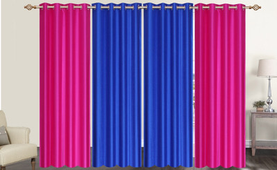 Furnishing Zone 274 cm (9 ft) Polyester Long Door Curtain (Pack Of 4)(Plain, Pink, Blue), Blue;pink
Furnishing Zone 274 cm (9 ft) Polyester Long Door Curtain (Pack Of 4)(Plain, Pink, Blue), Blue;pink