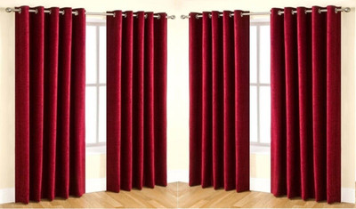 Abhi Decor 274 cm (9 ft) Polyester Long Door Curtain (Pack Of 4)(Plain, Maroon)
Abhi Decor 274 cm (9 ft) Polyester Long Door Curtain (Pack Of 4)(Plain, Maroon)
