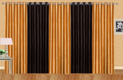 Ville Style 275 cm (9 ft) Polyester Long Door Curtain (Pack Of 5)(Solid, Gold, Brown), Brown;gold
Ville Style 275 cm (9 ft) Polyester Long Door Curtain (Pack Of 5)(Solid, Gold, Brown), Brown;gold
