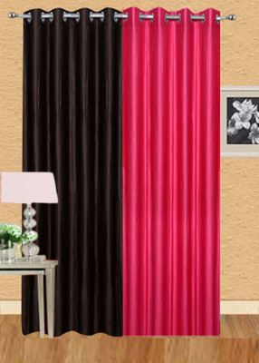 Stella Creations 214 cm (7 ft) Polyester Door Curtain (Pack Of 2)(Solid, Brown, Pink) 
Stella Creations 214 cm (7 ft) Polyester Door Curtain (Pack Of 2)(Solid, Brown, Pink)