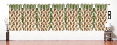Stella Creations 154 cm (5 ft) Polyester Window Curtain (Pack Of 7)(Printed, Green)
Stella Creations 154 cm (5 ft) Polyester Window Curtain (Pack Of 7)(Printed, Green)