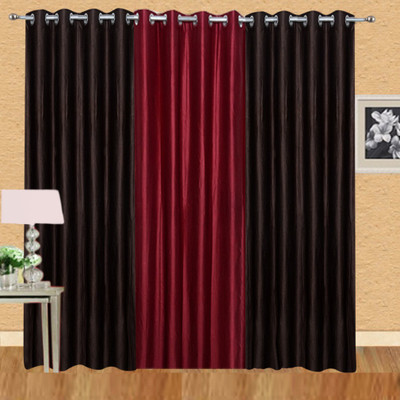 Excel Bazaar 275 cm (9 ft) Polyester Long Door Curtain (Pack Of 3)(Solid, Brown, Maroon)
Excel Bazaar 275 cm (9 ft) Polyester Long Door Curtain (Pack Of 3)(Solid, Brown, Maroon)