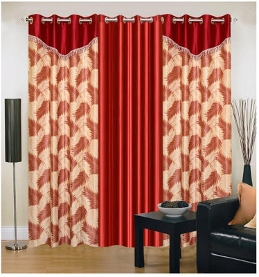 Super India 152 cm (5 ft) Polyester Window Curtain (Pack Of 3)(Plain, Orange)
Super India 152 cm (5 ft) Polyester Window Curtain (Pack Of 3)(Plain, Orange)