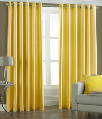 PHome Decor 274 cm (9 ft) Polyester Long Door Curtain (Pack Of 2)(Plain, Yellow)
PHome Decor 274 cm (9 ft) Polyester Long Door Curtain (Pack Of 2)(Plain, Yellow)