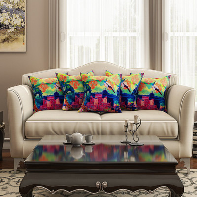 SEJ by Nisha Gupta Damask Cushions Cover(Pack of 5, 40.64 cm*40.64 cm, Multicolor)
SEJ by Nisha Gupta Damask Cushions Cover(Pack of 5, 40.64 cm*40.64 cm, Multicolor)