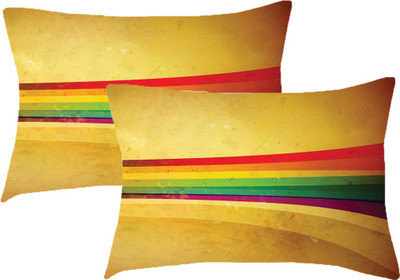 Sleep Nature's Printed Pillows Cover(Pack of 2, 68.58 cm*45.72 cm, Multicolor)