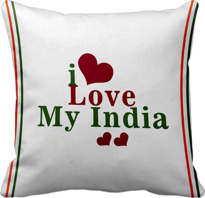 Tied Ribbons Printed Cushions Cover(40 cm*40 cm, Multicolor)