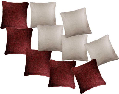 BELIVE-ME Plain Cushions Cover(Pack of 10, 40 cm*40 cm, White, Maroon), Maroon;white
BELIVE-ME Plain Cushions Cover(Pack of 10, 40 cm*40 cm, White, Maroon), Maroon;white