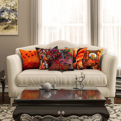 SEJ by Nisha Gupta Abstract Cushions Cover(Pack of 5, 40.64 cm*40.64 cm, Multicolor)
SEJ by Nisha Gupta Abstract Cushions Cover(Pack of 5, 40.64 cm*40.64 cm, Multicolor)