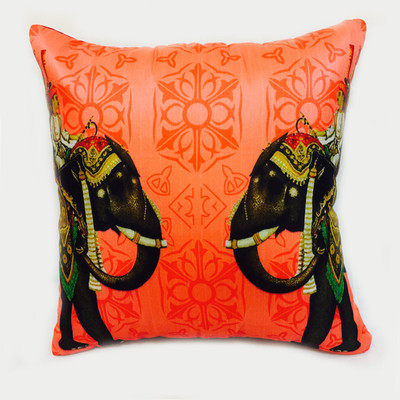 VAA Printed Cushions Cover(41 cm*41 cm, Multicolor)