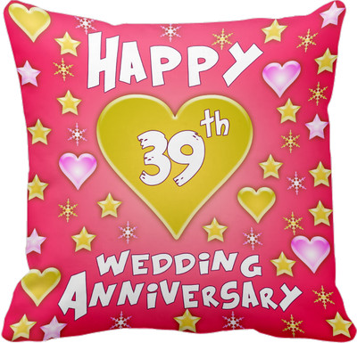 Tied Ribbons Printed Cushions Cover(40 cm*40 cm, Multicolor)