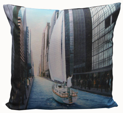 Adishma Printed Cushions Cover(40 cm*40 cm, Multicolor)