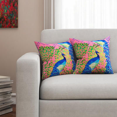 SEJ by Nisha Gupta Abstract Cushions Cover(Pack of 2, 40.64 cm*40.64 cm, Pink)
SEJ by Nisha Gupta Abstract Cushions Cover(Pack of 2, 40.64 cm*40.64 cm, Pink)