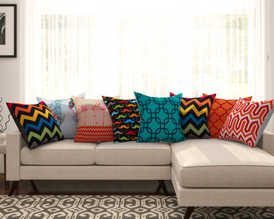 SEJ by Nisha Gupta Abstract Cushions Cover(Pack of 8, 40.64 cm*40.64 cm, Multicolor)
SEJ by Nisha Gupta Abstract Cushions Cover(Pack of 8, 40.64 cm*40.64 cm, Multicolor)