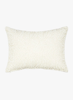 Solaj Embroidered Cushions & Pillows Cover(69 cm*46 cm, White)