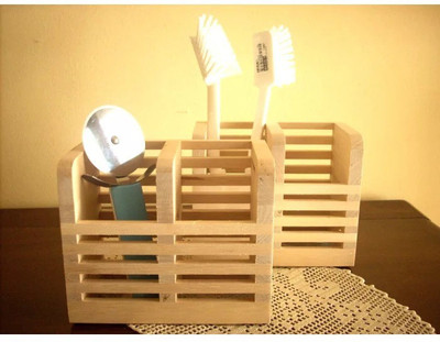 Onlineshoppee Empty Cutlery Display Box Case(Natural Holds 24 pieces)