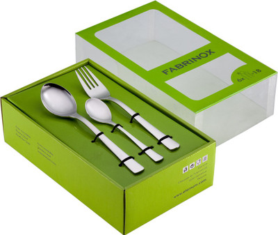 Fabrinox Madrid Stainless Steel Cutlery Set(Pack of 18)