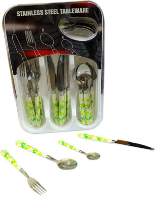 Velgo Stainless Steel Cutlery Set(Pack of 24)