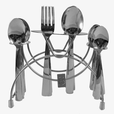 FnS Stainless Steel Cutlery Set(Pack of 24)