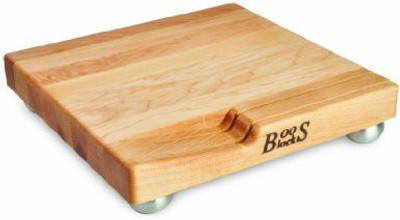 John Boos 12 By 12 By 1.5Inch Maple Edge Grain Cheese Board With Slotted Knife Holder
John Boos 12 By 12 By 1.5Inch Maple Edge Grain Cheese Board With Slotted Knife Holder