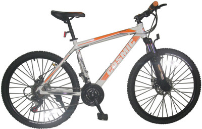 COSMIC FLASH MTB BICYCLE (21 SPEED) WHITE/ORANGE 26 T 21 Gear Mountain/Hardtail Cycle(White, Orange), Orange;white
COSMIC FLASH MTB BICYCLE (21 SPEED) WHITE/ORANGE 26 T 21 Gear Mountain/Hardtail Cycle(White, Orange), Orange;white