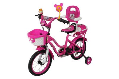 HLX-NMC KIDS BICYCLE 14 BOWTIE PINK/WHITE 14 T Recreation Cycle(Single Speed, Pink, White)