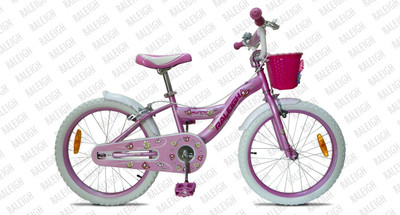 Raleigh Kids Pink 20" Pink 20 T Recreation Cycle(Single Speed, Pink)
