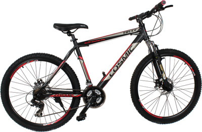 COSMIC TRUCE 21 SPEED HARD TAIL BICYCLE BLACK/RED - SPECIAL EDITION 26 T Mountain/Hardtail Cycle(21 Gear, Black, Red)
COSMIC TRUCE 21 SPEED HARD TAIL BICYCLE BLACK/RED - SPECIAL EDITION 26 T Mountain/Hardtail Cycle(21 Gear, Black, Red)