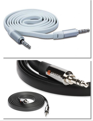Griffin Aux Combo 2pcs White&Black AUX Cable(White, Black), Black;white
Griffin Aux Combo 2pcs White&Black AUX Cable(White, Black), Black;white