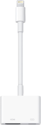 Apple MD826ZM/A Lightning Digital AV Adapter HDMI Adapter(Compatible with HDTV, Projector, White)
Apple MD826ZM/A Lightning Digital AV Adapter HDMI Adapter(Compatible with HDTV, Projector, White)