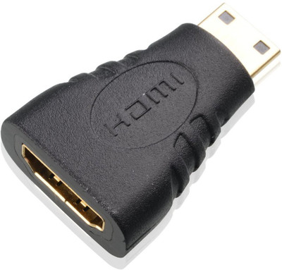 iConnect World Gold Mini HDMI Male to Female Adapter Converter Plug Type A to C Patch Cable(Compatible with HDTV, Black)
iConnect World Gold Mini HDMI Male to Female Adapter Converter Plug Type A to C Patch Cable(Compatible with HDTV, Black)