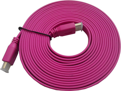 Sheen HDMI 1.4v HDMI Cable(Compatible with Mobile, Laptop, Tablet, Mp3, Gaming Device, Pink)
Sheen HDMI 1.4v HDMI Cable(Compatible with Mobile, Laptop, Tablet, Mp3, Gaming Device, Pink)