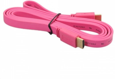 Sheen HDMI Cable 1.4v HDMI Cable(Compatible with Mobile, Laptop, Tablet, Mp3, Gaming Device, Pink)
Sheen HDMI Cable 1.4v HDMI Cable(Compatible with Mobile, Laptop, Tablet, Mp3, Gaming Device, Pink)